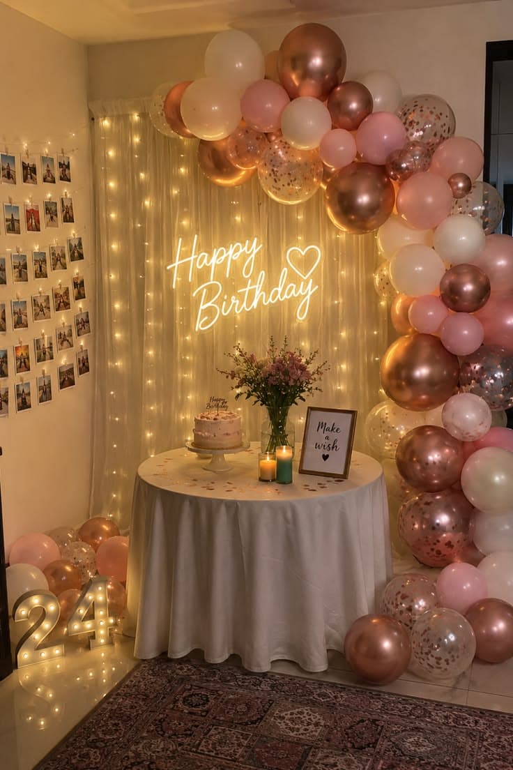 Luxury Rose Gold Decor