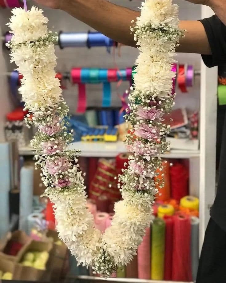 Fresh Rose Jasmine Garland