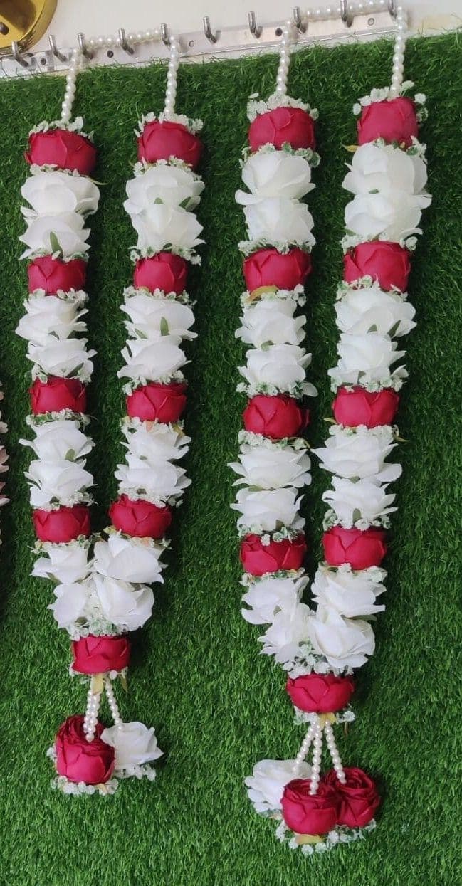 Dual Rose Varmala Set