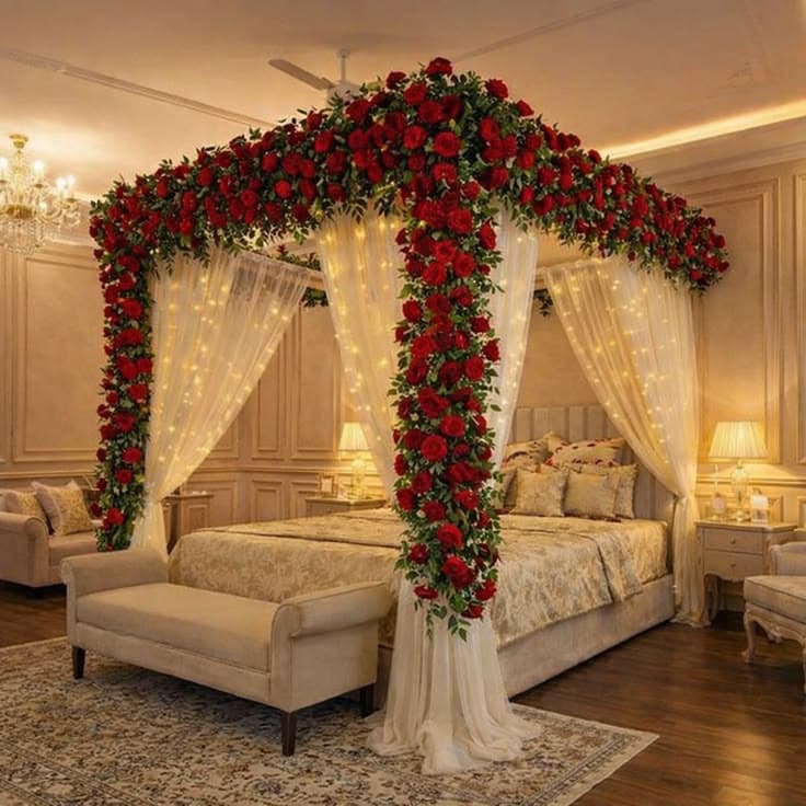 Elegant Floral Masehri Decor